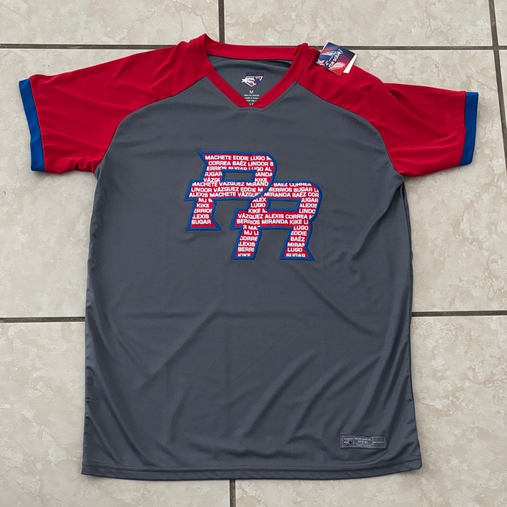 ❤️Gray and Red Graphic T-Shirt Collections Puerto Rico 🇵🇷🇵🇷